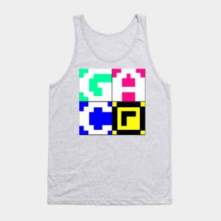 Gulf Pixel Block Tank Top